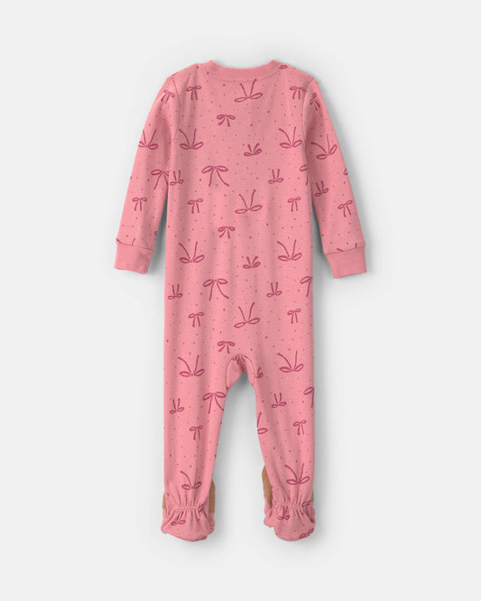 Pijama en Algodón Diseño Bows Pink