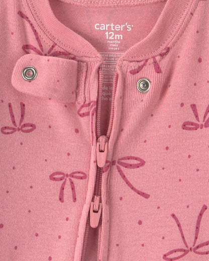 Pijama en Algodón Diseño Bows Pink