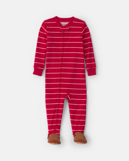 Pijama en Terciopelo Diseño Moose Striped