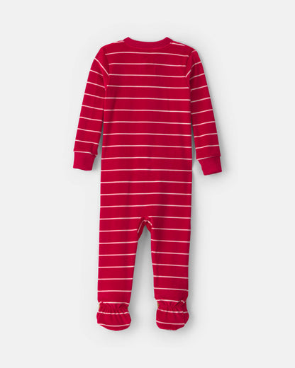 Pijama en Terciopelo Diseño Moose Striped