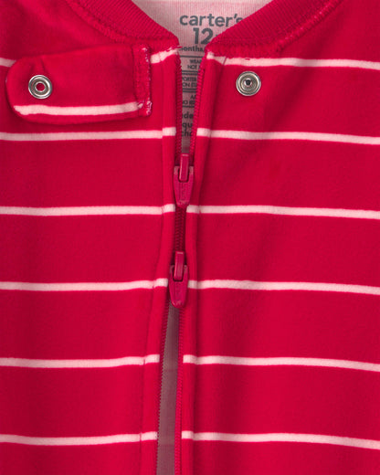 Pijama en Terciopelo Diseño Moose Striped