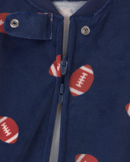 Pijama en Terciopelo Diseño Football