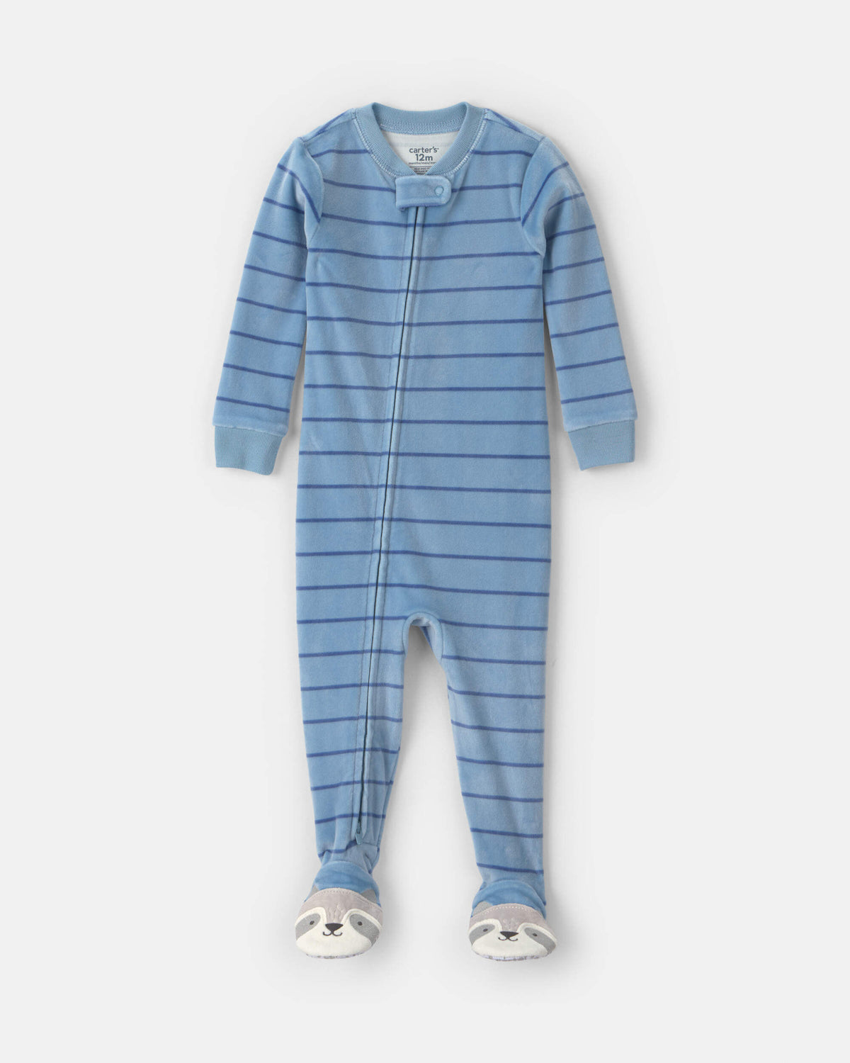 Pijama en Terciopelo Diseño Striped Raccoon