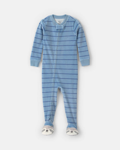 Pijama en Terciopelo Diseño Striped Raccoon