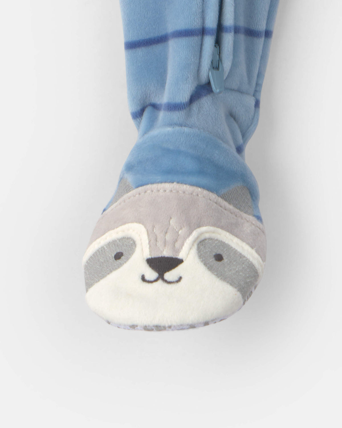 Pijama en Terciopelo Diseño Striped Raccoon
