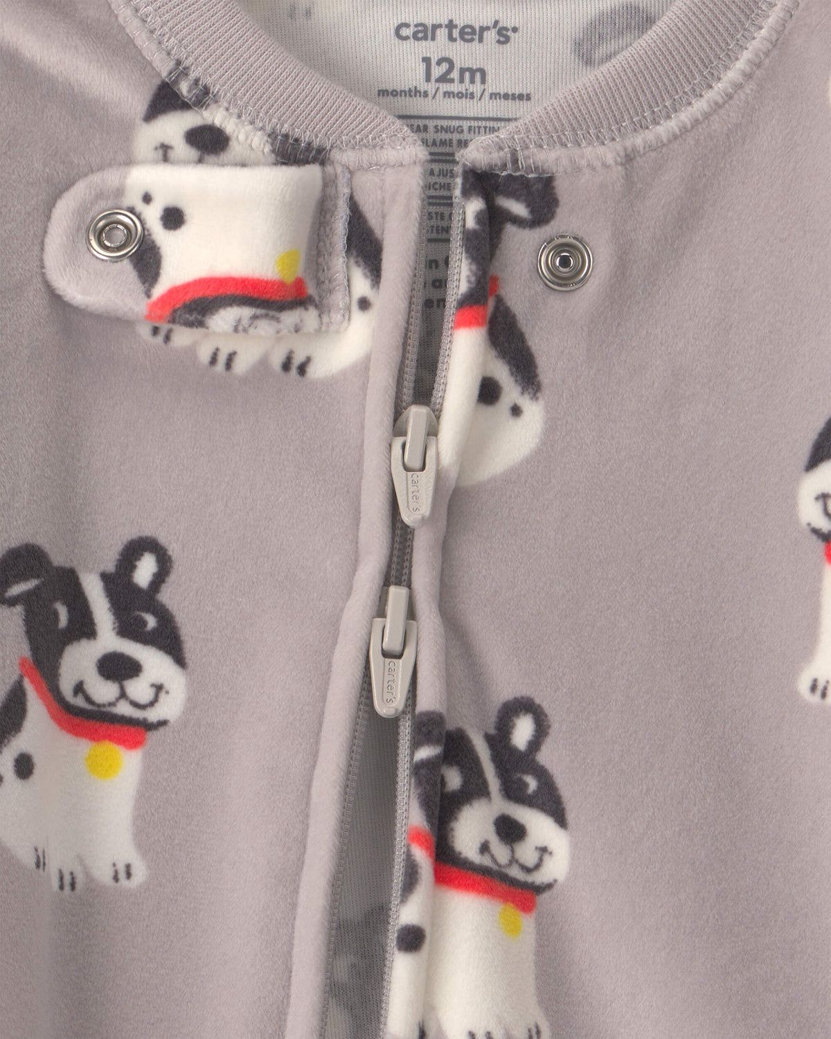 Pijama en Terciopelo Diseño Dog