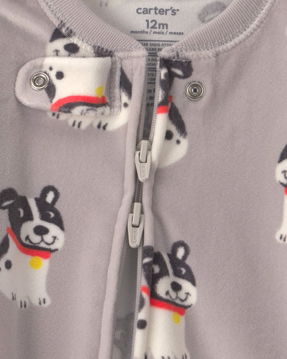 Pijama en Terciopelo Diseño Dog