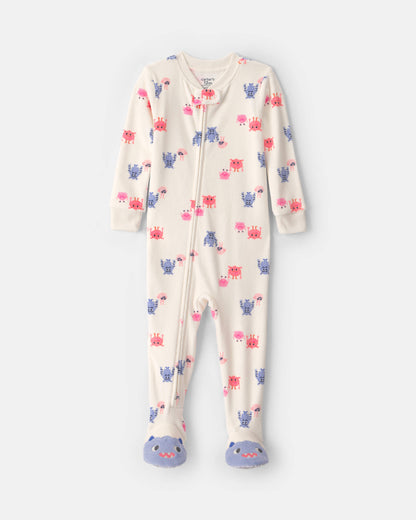 Pijama en Terciopelo Diseño Monster