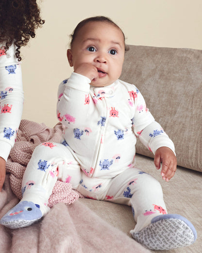 Pijama en Terciopelo Diseño Monster