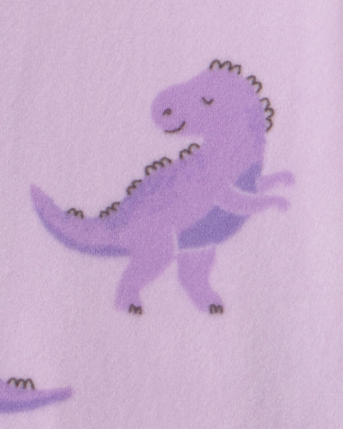 Pijama en Terciopelo Diseño Dino Purple