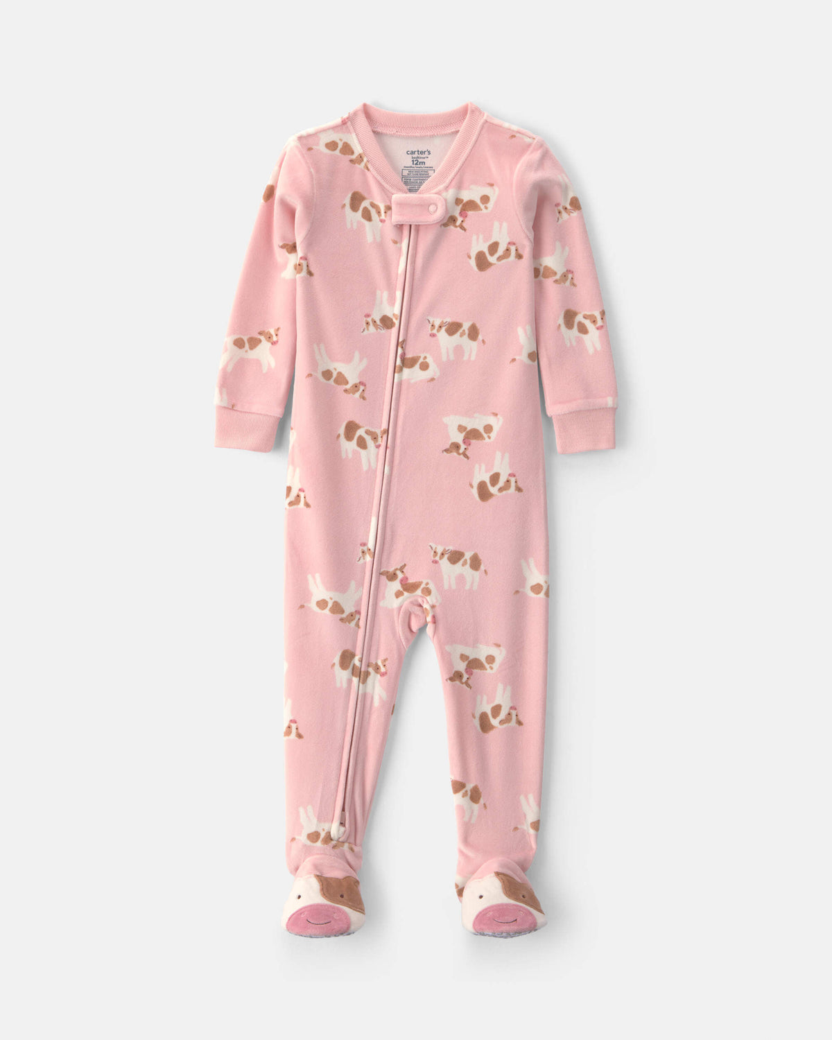 Pijama en Terciopelo Diseño Cow