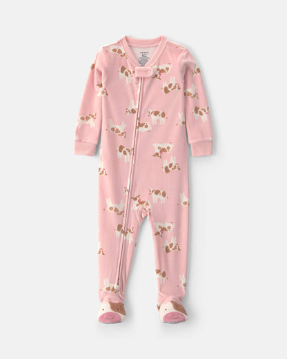 Pijama en Terciopelo Diseño Cow