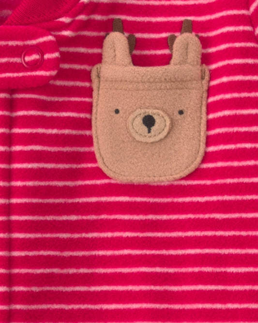 Pijama/Sleeping en Fleece Diseño Reno