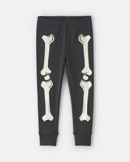 Pijama 2 Piezas en Algodón Diseño Skeleton Bebe