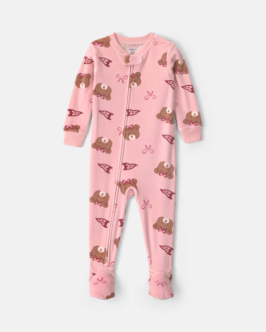 Pijama en Terciopelo Diseño Bears & Bows