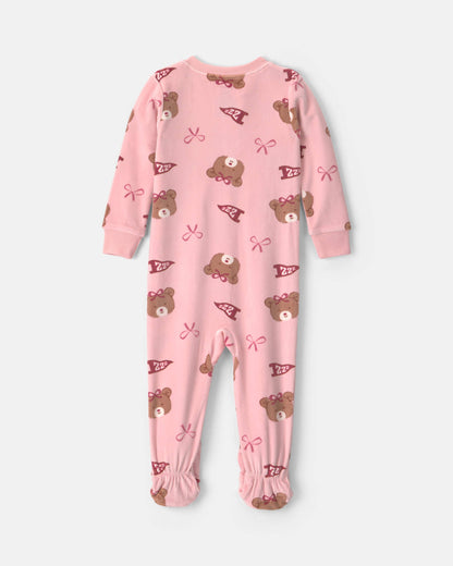 Pijama en Terciopelo Diseño Bears & Bows