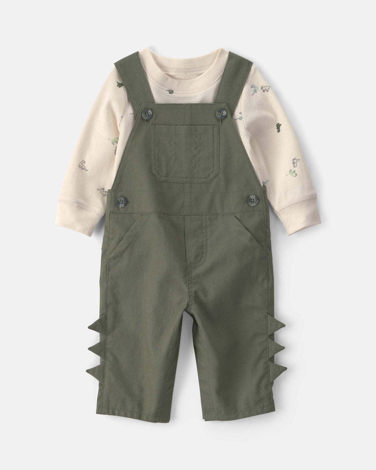 Conjunto 2 Piezas Overol Dino