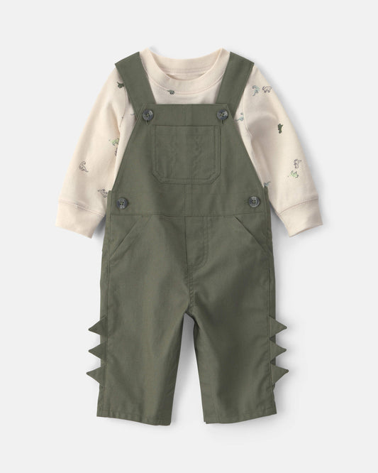 Conjunto 2 Piezas Overol Dino