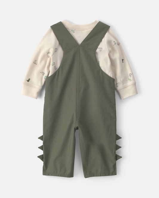 Conjunto 2 Piezas Overol Dino