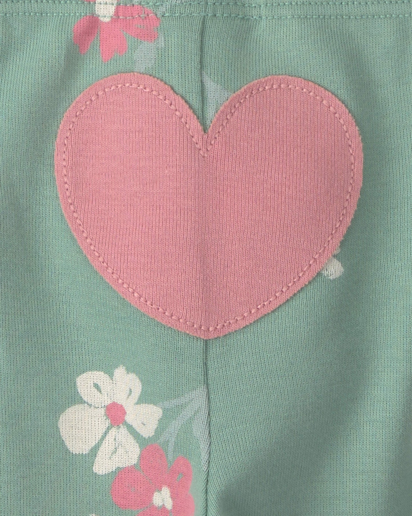 Conjunto 3 Piezas Diseño Heart Floral