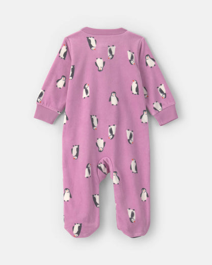 Pijama en Fleece Diseño Penguin
