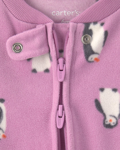 Pijama en Fleece Diseño Penguin