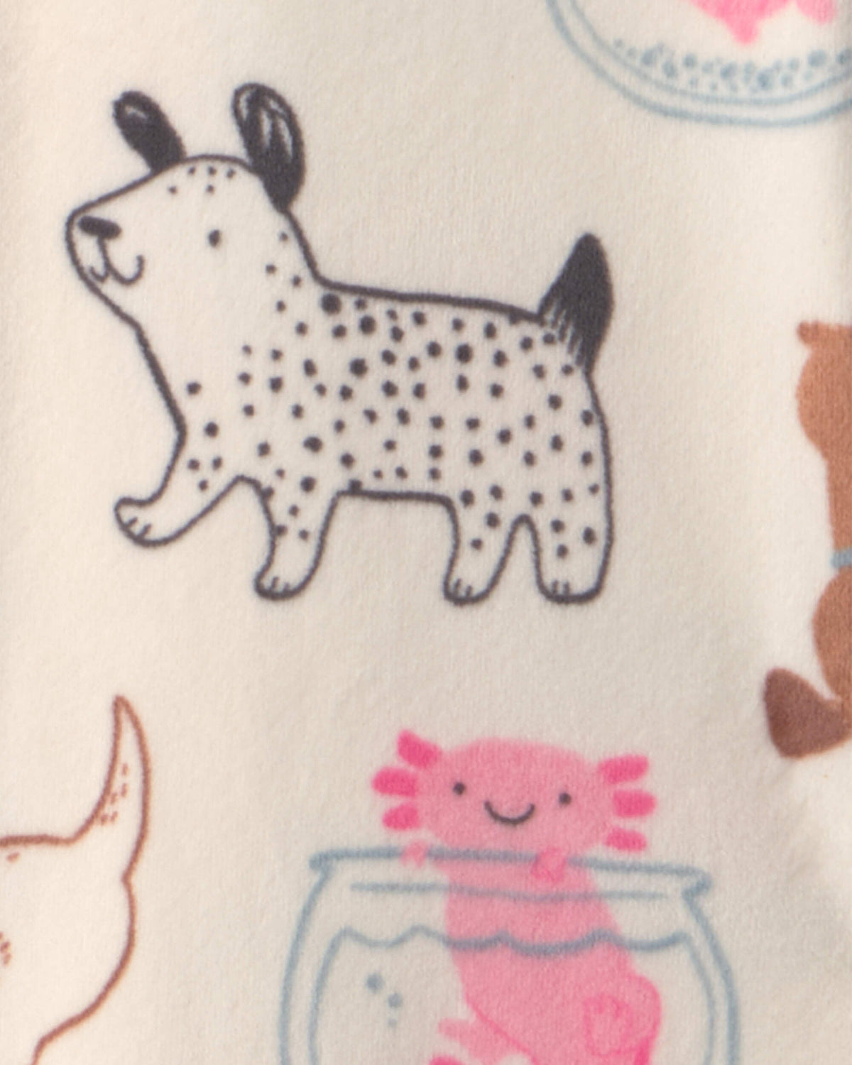 Pijama en Terciopelo Diseño Pets