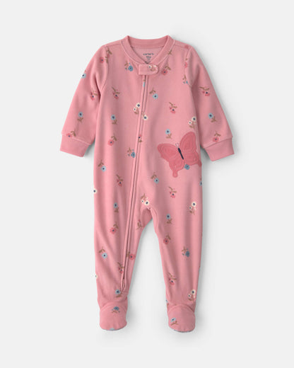 Pijama en Fleece Diseño Butterfly