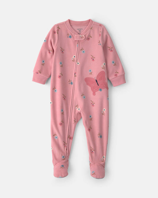 Pijama en Fleece Diseño Butterfly