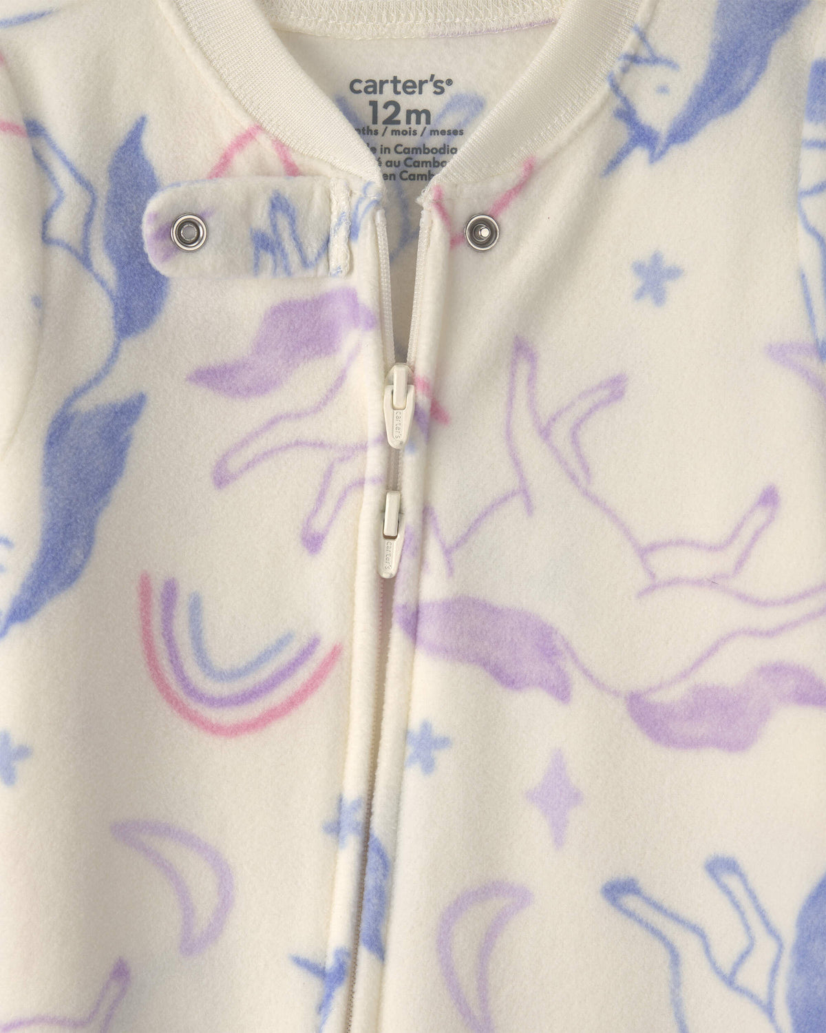 Pijama en Fleece Diseño Unicorn