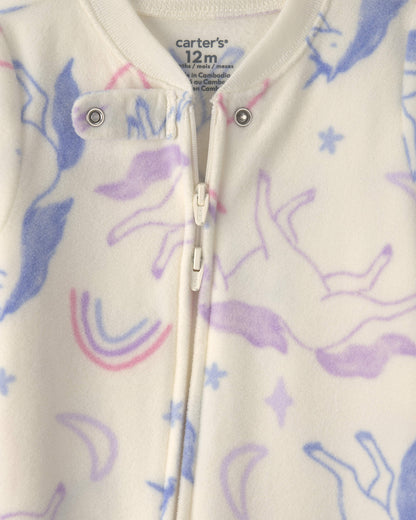 Pijama en Fleece Diseño Unicorn