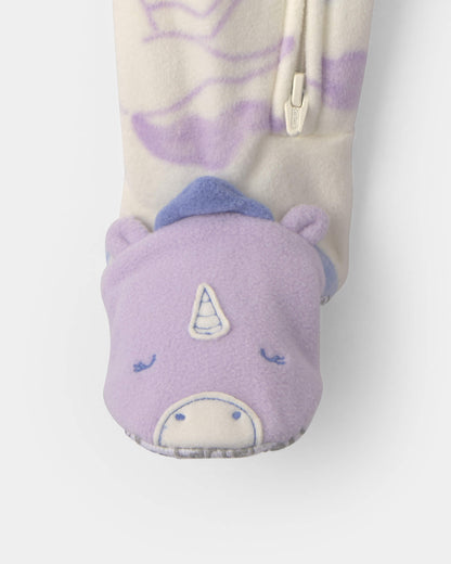 Pijama en Fleece Diseño Unicorn