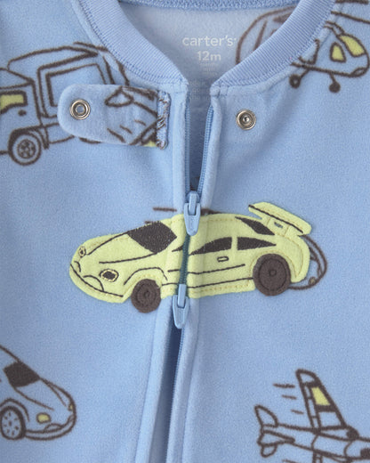 Pijama en Fleece Diseño Racecar