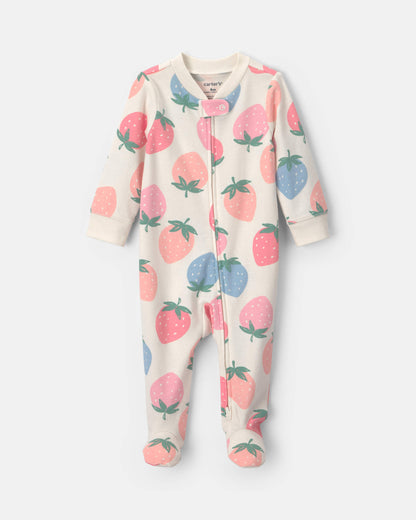 Pijama en Algodón Diseño Fresas