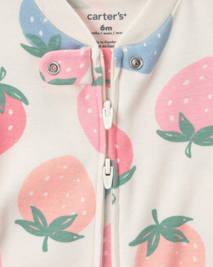 Pijama en Algodón Diseño Fresas