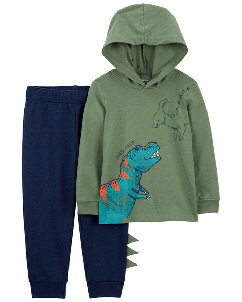 Conjunto 2 Piezas Diseño Dino Verde