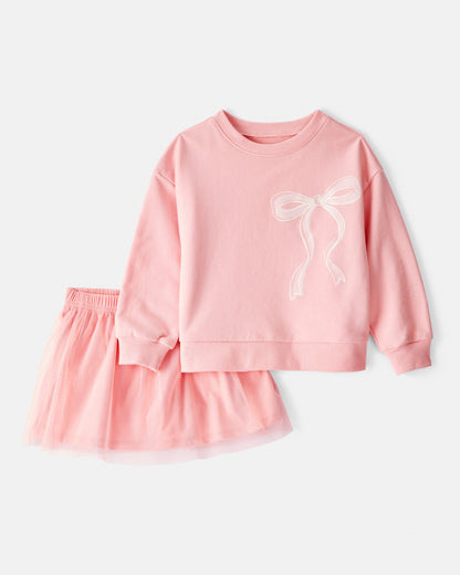 Conjunto 2 Piezas con Falda Bow