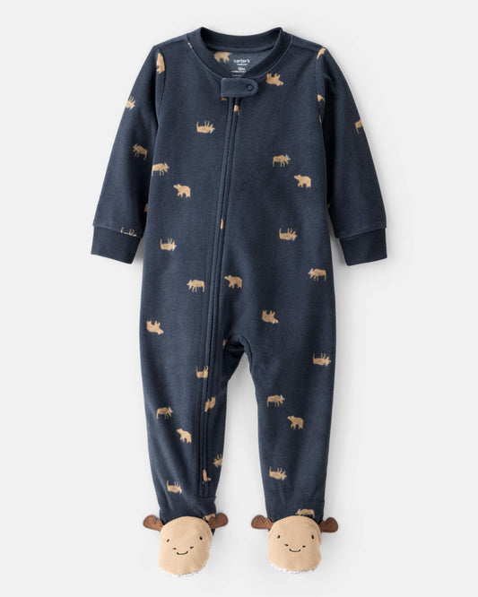 Pijama en Fleece Diseño Moose & Bear