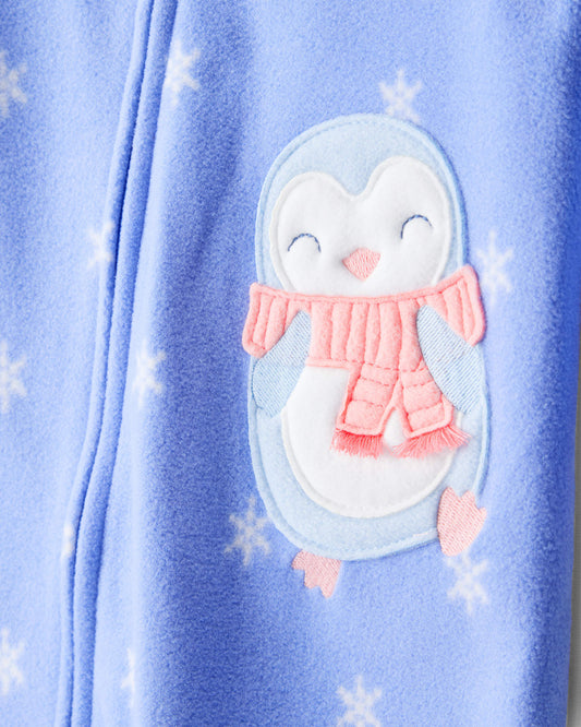 Pijama en Fleece Diseño Penguin