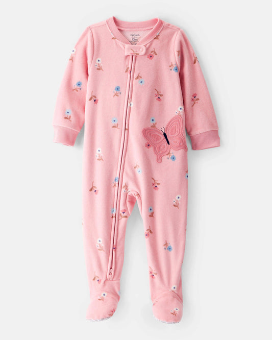 Pijama en Fleece Diseño Butterfly