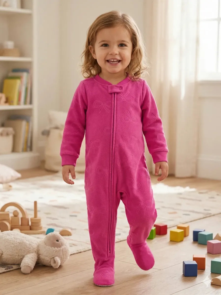 Pijama en Fleece Diseño Lazo