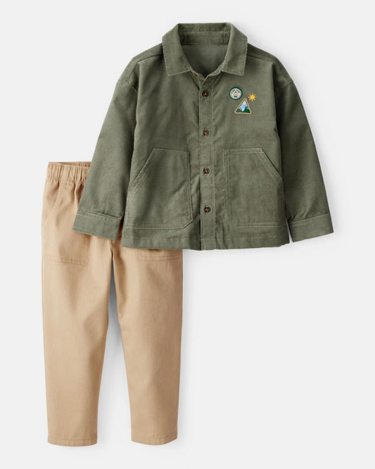 Conjunto 2 Piezas Camisa Explorador