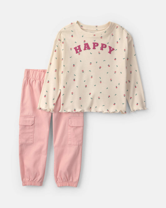 Conjunto 2 Piezas Diseño Happy
