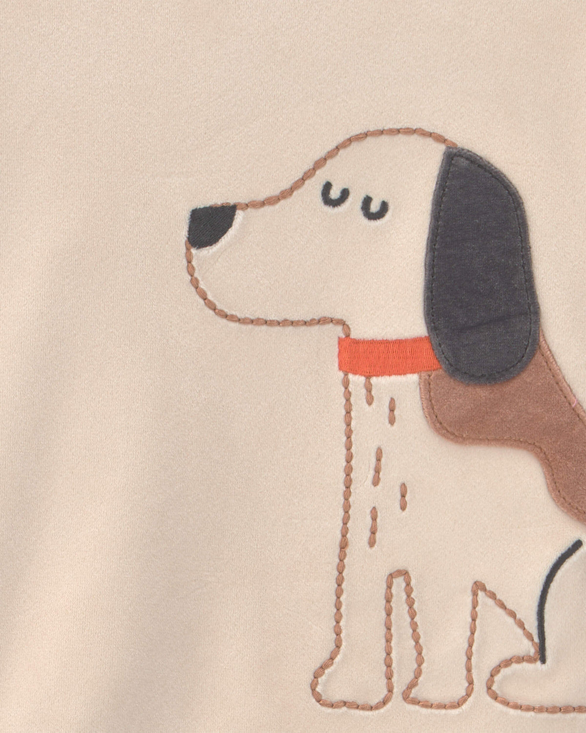 Pijama 2 Piezas en Terciopelo Diseño Dog