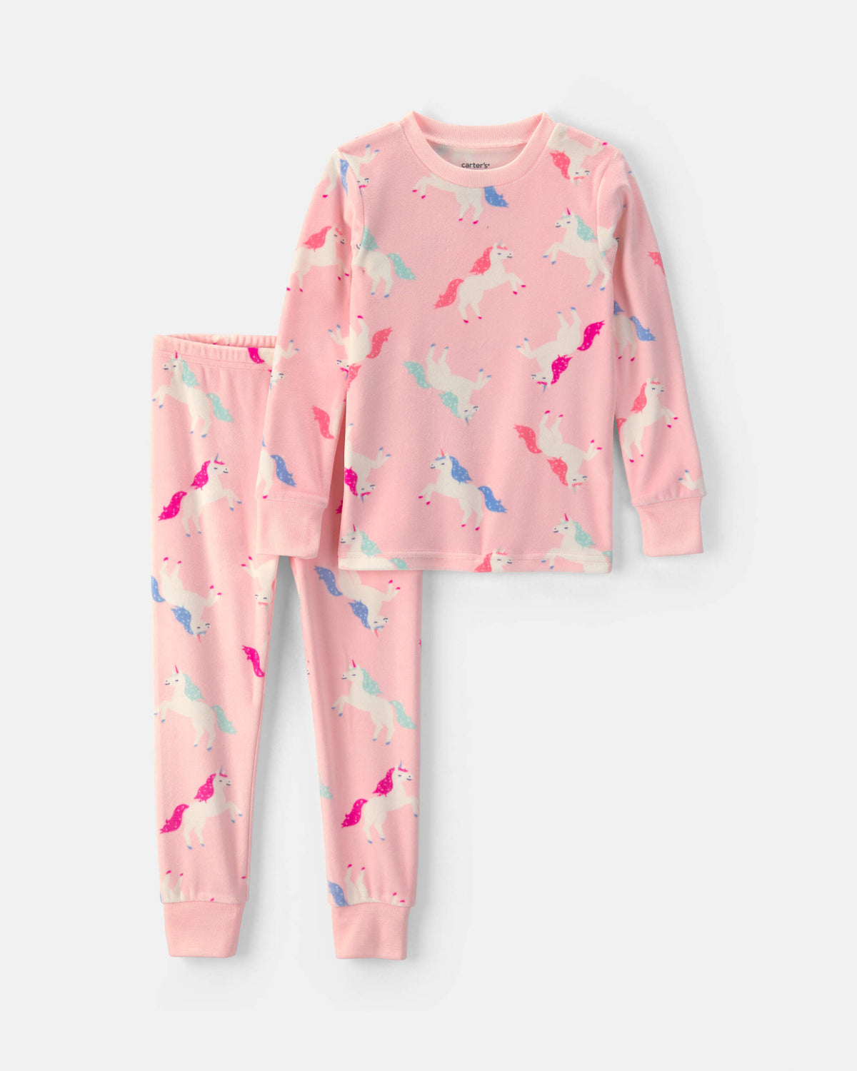 Pijama 2 Piezas en Terciopelo Diseño Unicorn