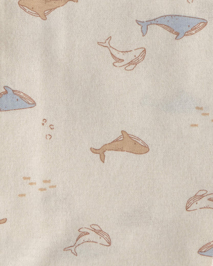 Set 4 Mantas Diseño Whale