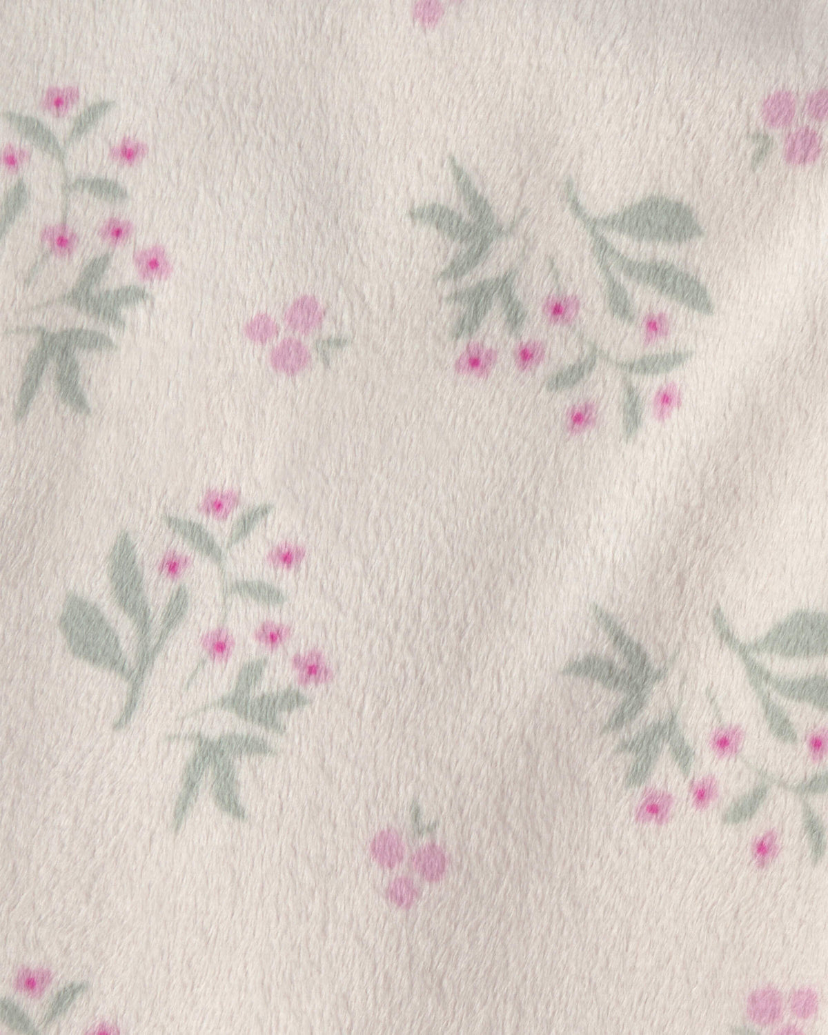 Cobija Floral en Sherpa