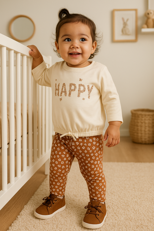 Conjunto 2 Piezas Diseño Happy