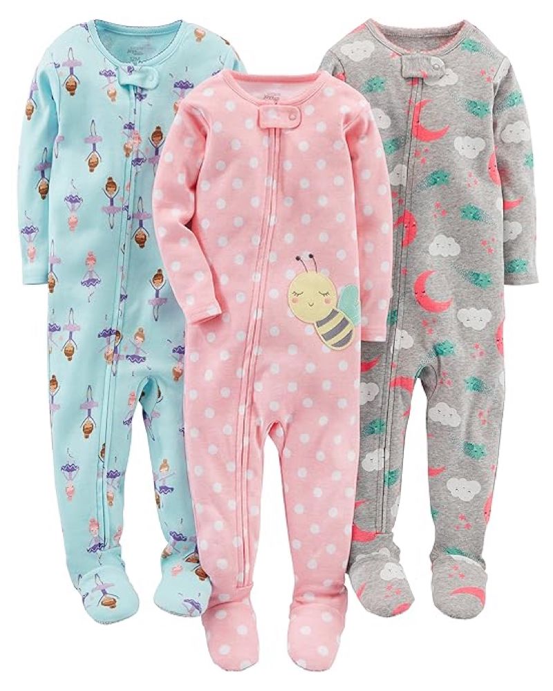 3 Pijamas en Algodón Diseño Abejita