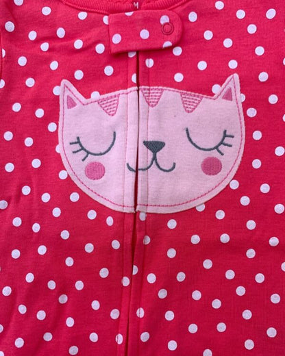 3 Pijamas en Algodón Diseño Gatito